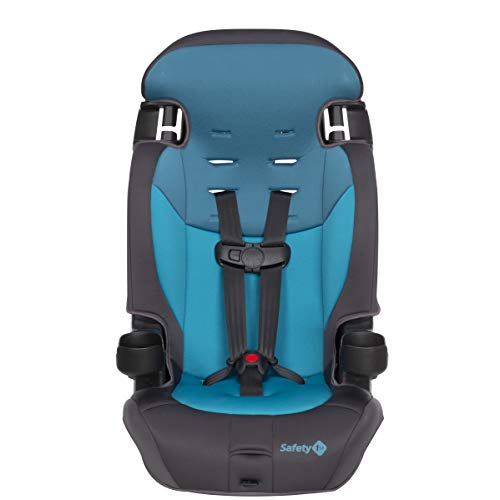 Safety 1st Grand 2-in-1 Booster Car Seat, Forward-Facing with Harness, 30-65 pounds and Belt-Positioning Booster, 40-120 pounds, Capri Teal