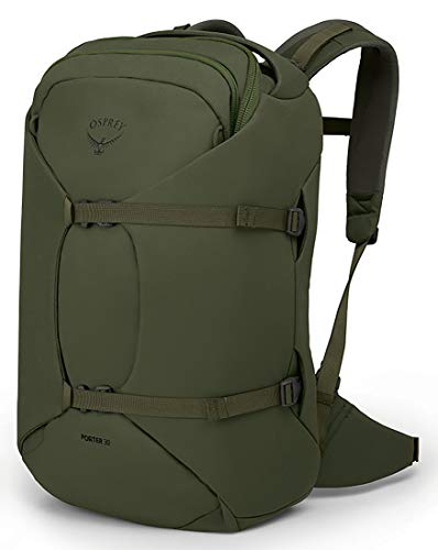 Osprey Porter 30L Travel Backpack, Haybale Green One Size