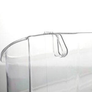 240356402 Clear Refrigerator Door Bin Side Shelf Compatible with Frigidaire Kenmore Electrolux Refrigerator Top shelf - Replaces AP2549958 PS430122 240430312 240356416 240356407-Pack of 1