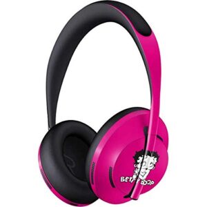 skinit decal audio skin compatible with bose noise cancelling headphones 700 - officially licensed betty boop betty boop pink background design