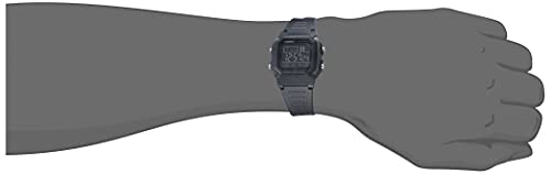 Casio Men's Quartz Watch with Resin Strap, Black, 17 (Model: W-800H-1BVCF)