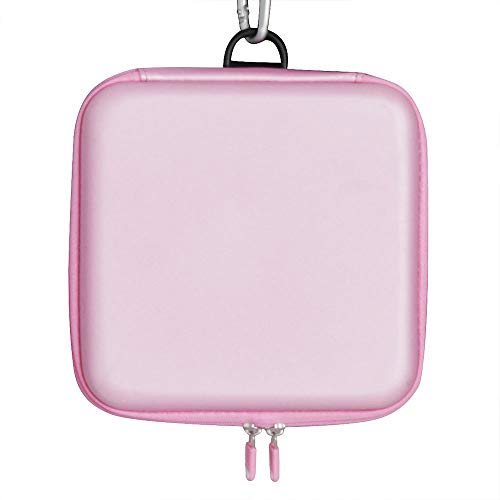 Hermitshell Travel Case for noot Products K11/Elecder i37/POWMEE M1/POWMEE M2/Mpow CH8/iRAG J01/noot Products K22/NIVAVA K8/noot Products K33/iClever/Sonitum Kids Headphones(Only Case) (Pink)