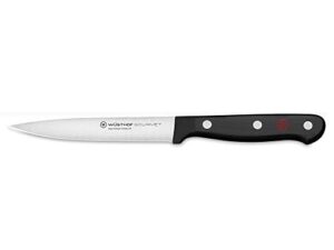 wÜsthof gourmet 4.5" utility knife, black