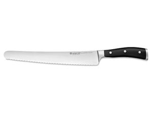 wüsthof classic ikon 10" super slicer knife, black