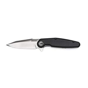 crescent 3-1/2 inch harpoon blade composite handle pocket knife - cpk350c, stainless steel