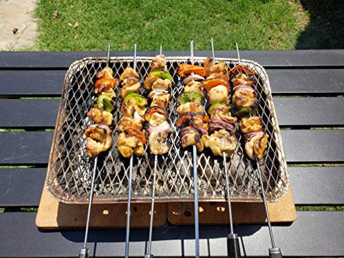 CHARBOX, Fun Pack (1-4 People) Disposable BBQ Charcoal Grill/Portable/Ready to Use/Lasts 3 Hrs!!/Recyclable/Barbecue Grill/Eco Friendly - Great for Camping,Tailgate & Backyard Parties!!!