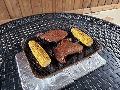 CHARBOX, Fun Pack (1-4 People) Disposable BBQ Charcoal Grill/Portable/Ready to Use/Lasts 3 Hrs!!/Recyclable/Barbecue Grill/Eco Friendly - Great for Camping,Tailgate & Backyard Parties!!!