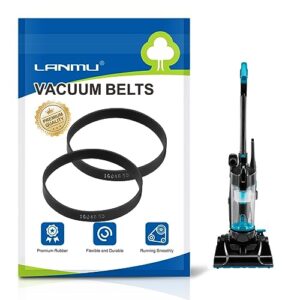 lanmu replacement belts for bissell powerforce compact model 2112, 1520, 3508, 2690, 23t7, 23t7v, 3130, 21129 vacuum cleaner, replace parts 1604895 (2-pack)