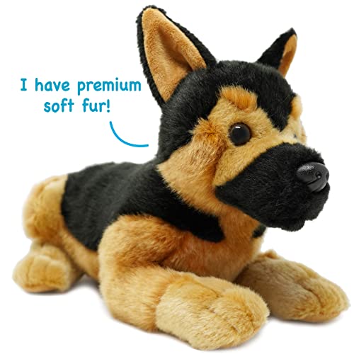 VIAHART Gretchen The German Shepherd - 15 Inch Stuffed Animal Plush - by Tiger Tale Toys