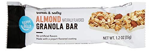 Amazon Brand - Happy Belly Sweet & Salty Almond Granola Bars, 1.2 Oz, 6 Count