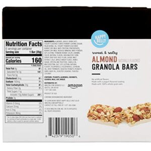 Amazon Brand - Happy Belly Sweet & Salty Almond Granola Bars, 1.2 Oz, 6 Count