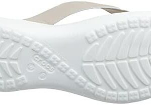 Crocs Capri V Sporty Flip Flops | Sandals for Women, Cobblestone, 11