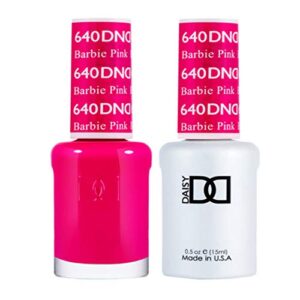 dnd 640 barbie pink gel & matching polish set - dnd gel & lacquer