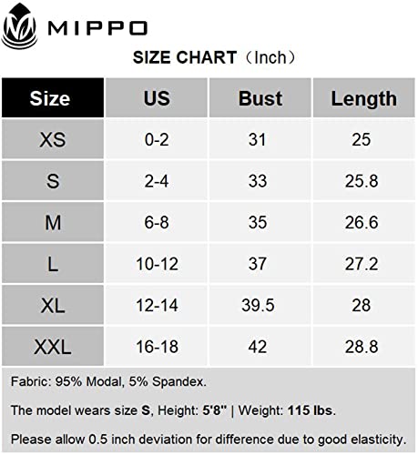 Mippo Workout Tank Tops for Women Loose Fit Yoga Shirts Athletic Top High Neck Racerback Tank Tops Cute Work Out Clothes Gym Tee Shirt Long Flowy Tank for Women Navy Blue S