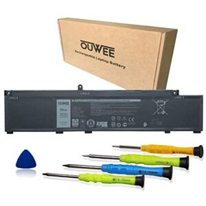 ouwee mv07r laptop battery compatible with dell g3 15 3500 3590 g5 5500 5505 se series notebook 0jjrrd 266j9 15.2v 68wh 4250mah