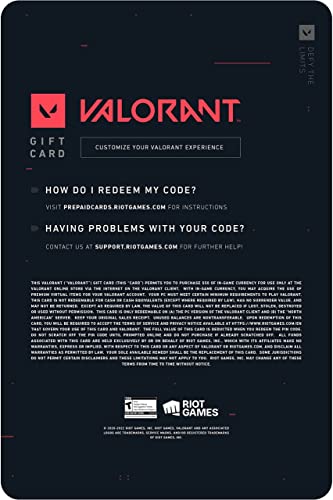 VALORANT $50 Gift Card - PC [Online Game Code]