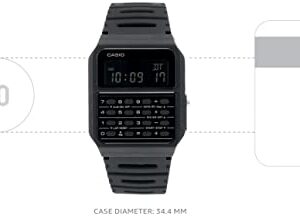 Casio CA-53WF-1B Calculator Black Digital Mens Watch Original New Classic CA-53