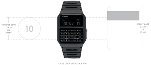 Casio CA-53WF-1B Calculator Black Digital Mens Watch Original New Classic CA-53