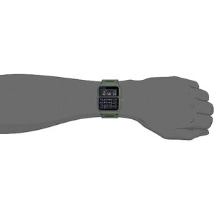 Casio CA-53WF-3B Calculator Green Digital Mens Watch Original New Classic CA-53, 43.2×34.4×8.2mm (CA-53WF-3BDF)