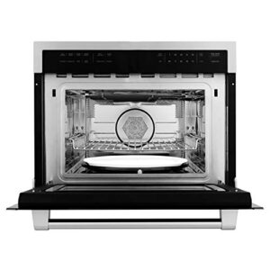 ZLINE 24" Built-in Convection Microwave Oven in Stainless Steel with Speed and Sensor Cooking