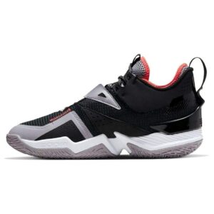 nike mens jordan westbrook one take basketball shoes, black/white-cement grey, 8