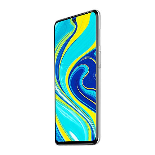 Xiaomi Redmi Note 9S (64GB , 4GB) 6.67"Dual SIM GSM Unlocked 4G LTE (T-Mobile, AT&T, Metro, Cricket) International Model (Glacier White, 64GB + 64GB SD + Case Bundle)