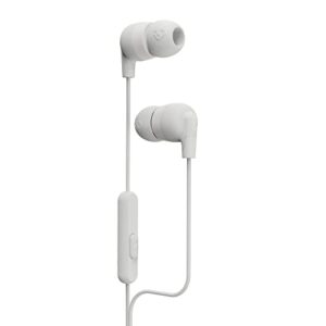 skullcandy ink'd+ in-ear wired earbuds, microphone, works with bluetooth devices and computers - mod white (discontinued by manufacturer)