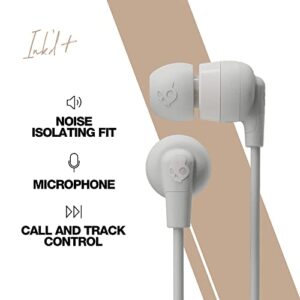 Skullcandy Ink'd+ In-Ear Wired Earbuds, Microphone, Works with Bluetooth Devices and Computers - Mod White (Discontinued by Manufacturer)