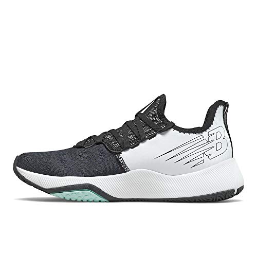 New Balance Women's FuelCell 100 V1 Cross Trainer, Black/Outerspace/White Mint, 9 Wide