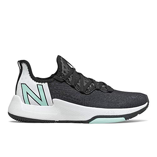 New Balance Women's FuelCell 100 V1 Cross Trainer, Black/Outerspace/White Mint, 9 Wide