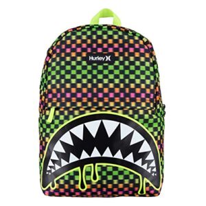 hurley unisex-adults one and only backpack, green shark bite, large