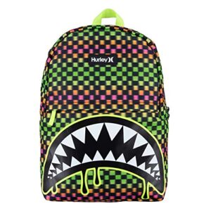 Hurley Unisex-Adults One and Only Backpack, Green Shark Bite, Large