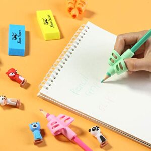 Mr. Pen- Pencil Grips for Kids Handwriting, 4 Pack, Pencil Grips, Pencil Grip, Kids Pencils Grip, School Supplies, Grip Pencils for Kids, School Supplies for Kids, Pencil Holder for Kids, Pen Grip