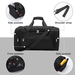 Sports Duffel Bag 20 inch for Travel Gym Black