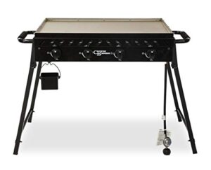 country smokers csgdl0590 the highland 4-burner portable griddle, large, black