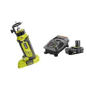 ryobi p531-p163 18-volt one+ speed saw rotary cutter with 2.0 ah battery and charger kit