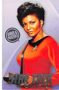 nichelle nichols as uhura trading gaming card star trek 2016 dave busters #nu1 2x3 inches