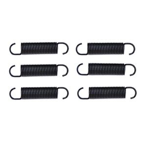 yoogu 3inch (pack of 6) furniture replacement springs for recliner couch sofa bed black [23 turn]