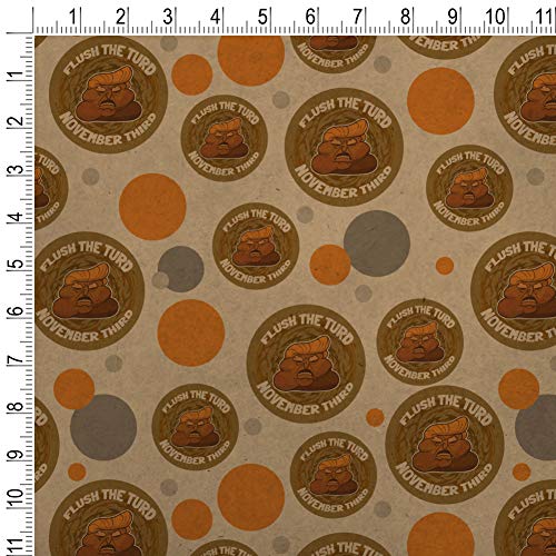 GRAPHICS & MORE Flush the Turd November 3rd Premium Kraft Gift Wrap Wrapping Paper Roll