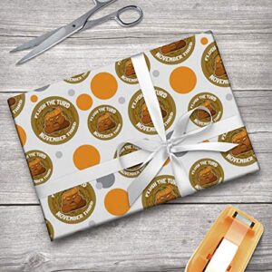 GRAPHICS & MORE Flush the Turd November 3rd Gift Wrap Wrapping Paper Roll