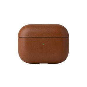 native union leather case for airpods pro – handcrafted fully-wrapped genuine italian leather case – support wireless chargers – compatible with airpods pro, airpods pro 2 (tan)