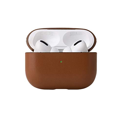 Native Union Leather Case for AirPods Pro – Handcrafted Fully-Wrapped Genuine Italian Leather case – Support Wireless Chargers – Compatible with AirPods Pro, Airpods Pro 2 (Tan)