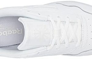 Reebok women's Club Memt Sneaker, White/True Grey/Rubber Gum, 8 US