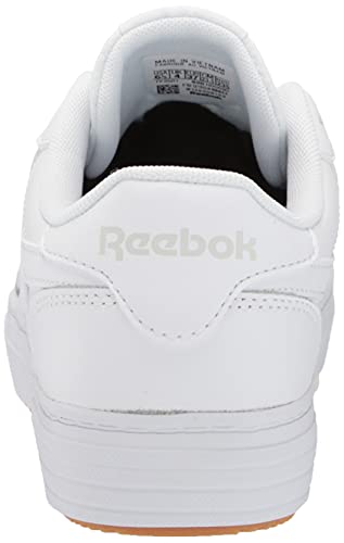 Reebok women's Club Memt Sneaker, White/True Grey/Rubber Gum, 8 US