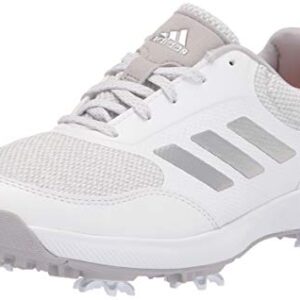 adidas womens W Tech Response 2.0 Golf Shoe, White/Silver/Grey, 7.5 US