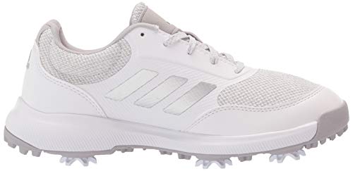 adidas womens W Tech Response 2.0 Golf Shoe, White/Silver/Grey, 7.5 US