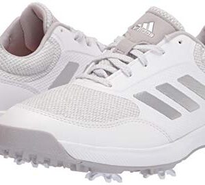 adidas womens W Tech Response 2.0 Golf Shoe, White/Silver/Grey, 7.5 US