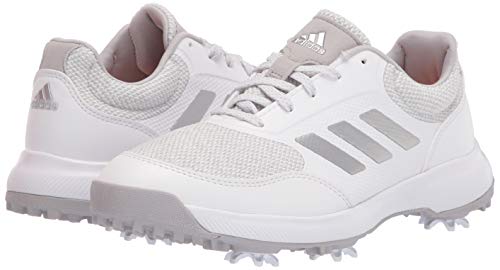 adidas womens W Tech Response 2.0 Golf Shoe, White/Silver/Grey, 7.5 US