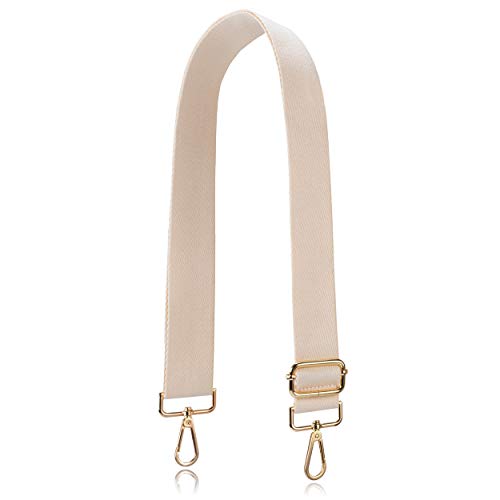 Allzedream Crossbody Bag Strap Soft Adjustable Replacement Purse Straps (Apricot)