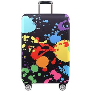 tripnuo elastic travel luggage cover travel suitcase protective cover for trunk case apply to 19''-32'' suitcase cover (t2089, m)